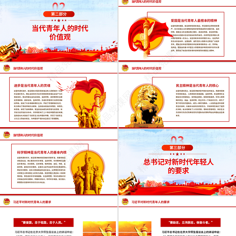 精品2025争做堪当民族复兴重任时代新人五四青年节专题PPT课件