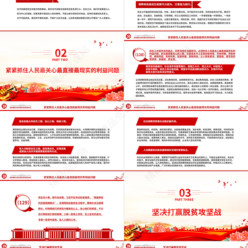 2023习近平新时代中国特色社会主义思想学习纲要(13)带领人民创造更加幸福美好生活党建课件