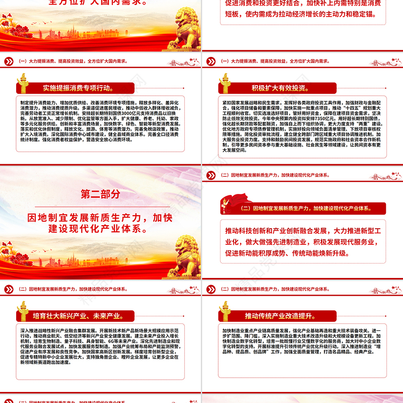 精品全国两会精神学习PPT2025政府工作十大任务课件