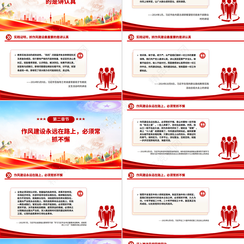 精品抓作风建设最重要的是讲认真PPT课件下载