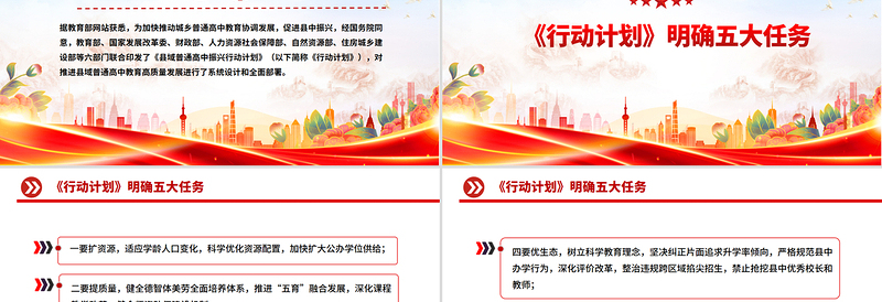 党政风《县域普通高中振兴行动计划》要点解读PPT课件