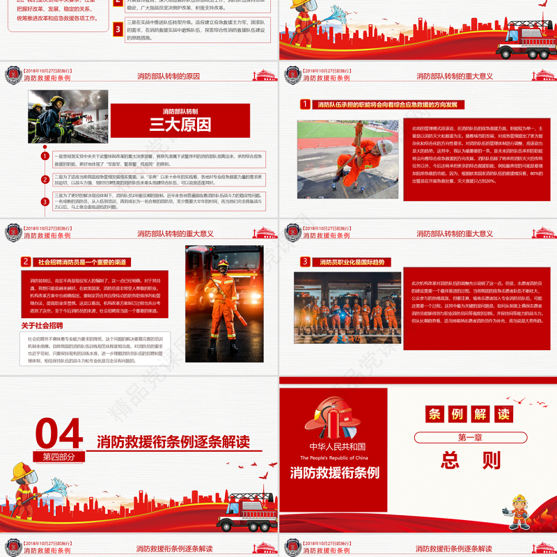 原创2018消防救援衔条例解读消防安全-版权可商用