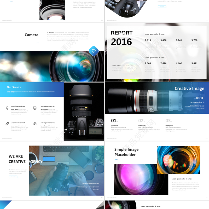 摄影相机产品介绍产品发布简约稳重大气