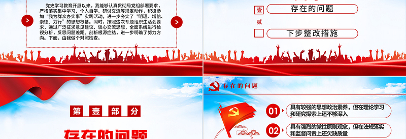 组织生活会个人党性分析PPT某审计局党员学习教育专题组织生活会微党课