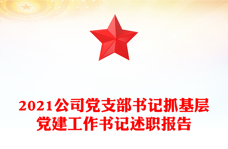 公司党支部书记抓基层党建工作书记述职报告