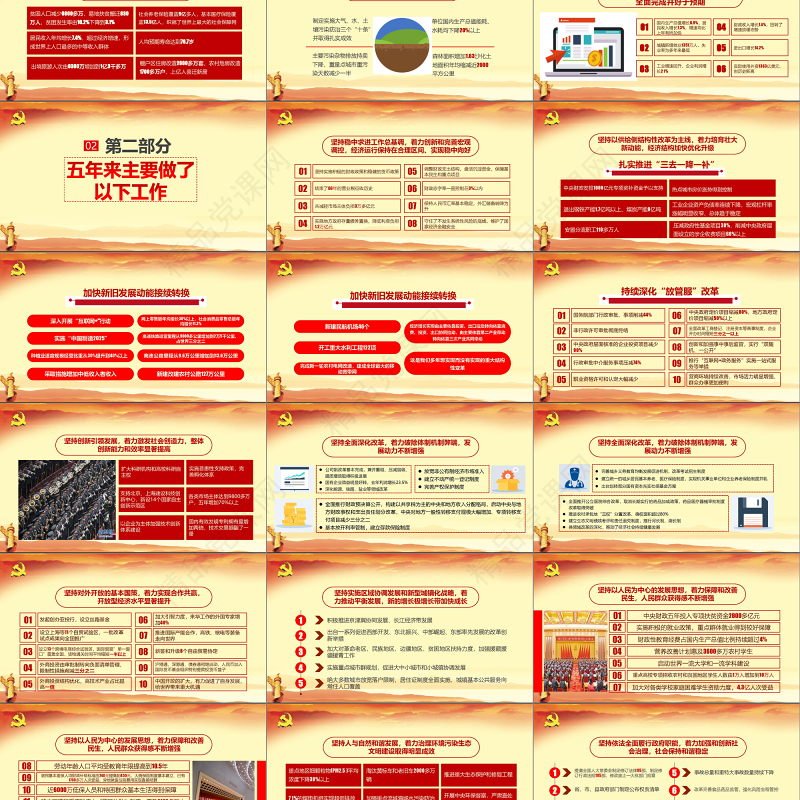 2018全国两会政府工作报告解读ppt