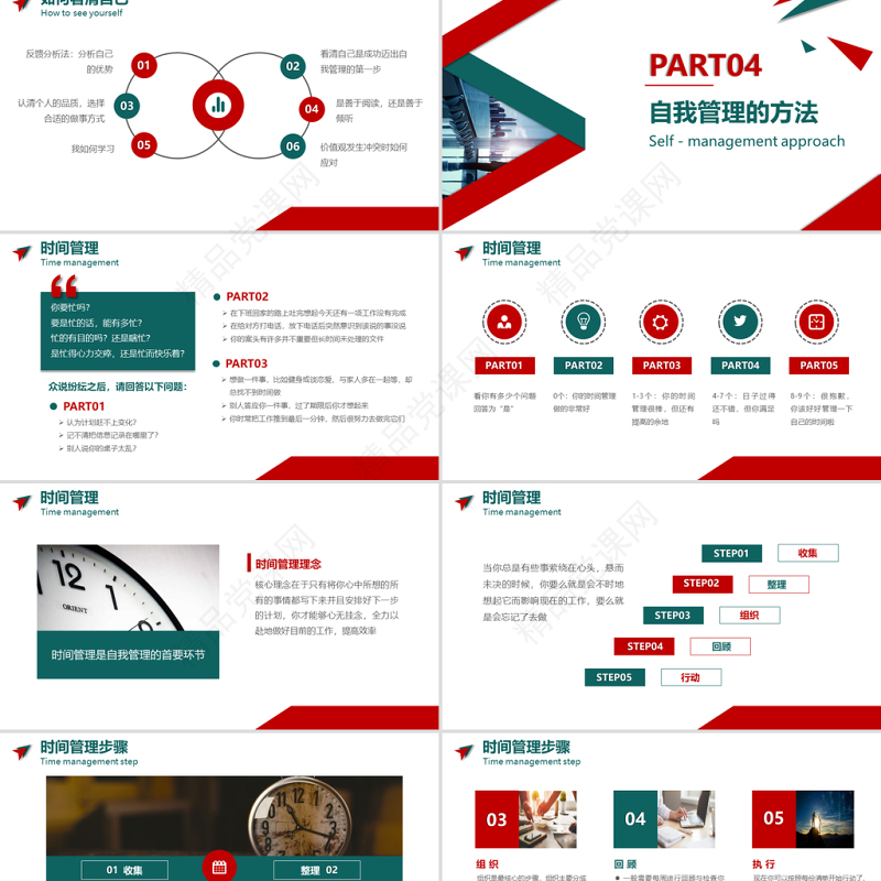 企业管理员工团队自我管理公司培训模板