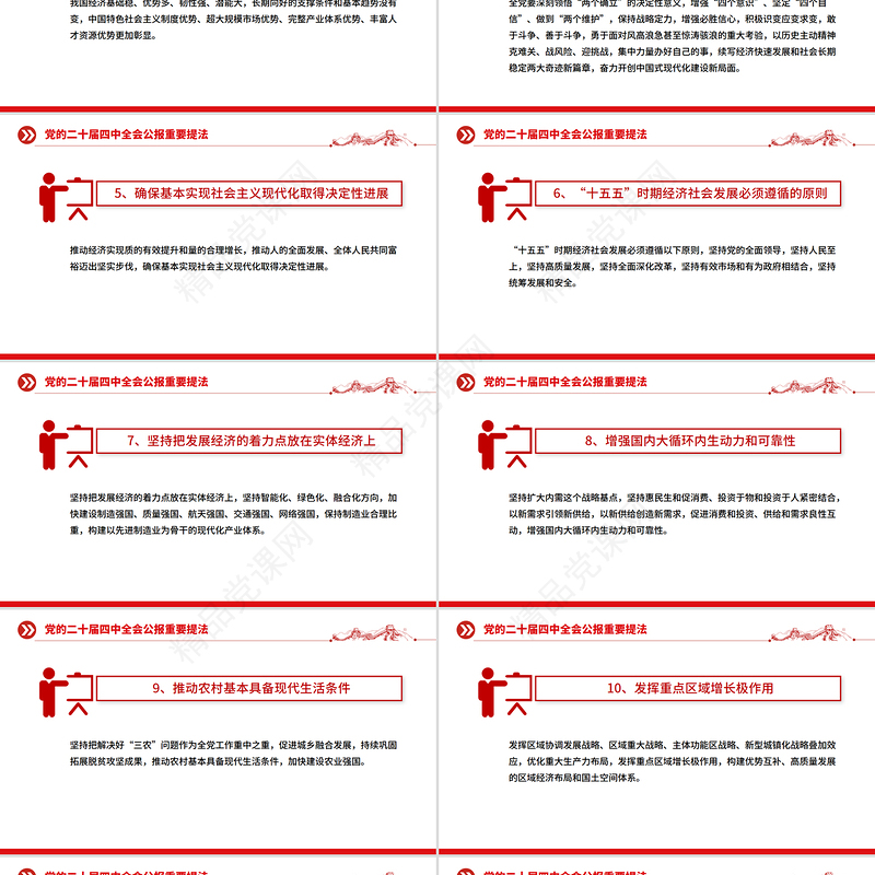 精品二十届四中全会公报重要提法PPT党课课件