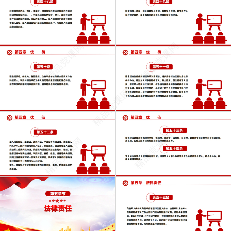 2024新版《军人抚恤优待条例》PPT课件下载