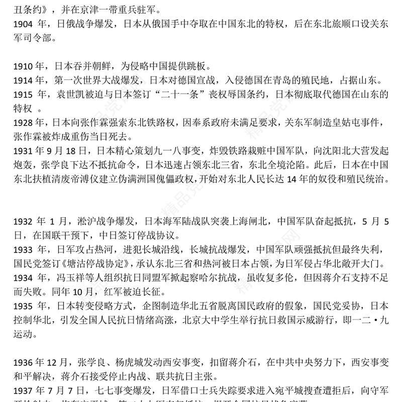 回顾抗日战争全过程PPT纪念抗战胜利80周年课件(讲稿)