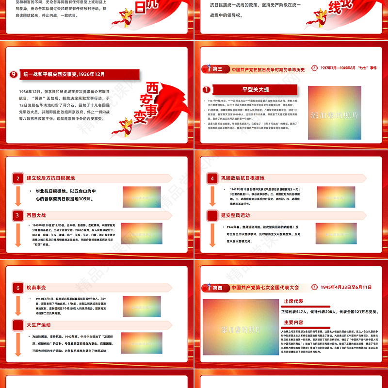 2023峥嵘百年光辉历程PPT党政风优质风热烈庆祝中国共产党成立102周年七一建党节党史教育专题党课课件模板