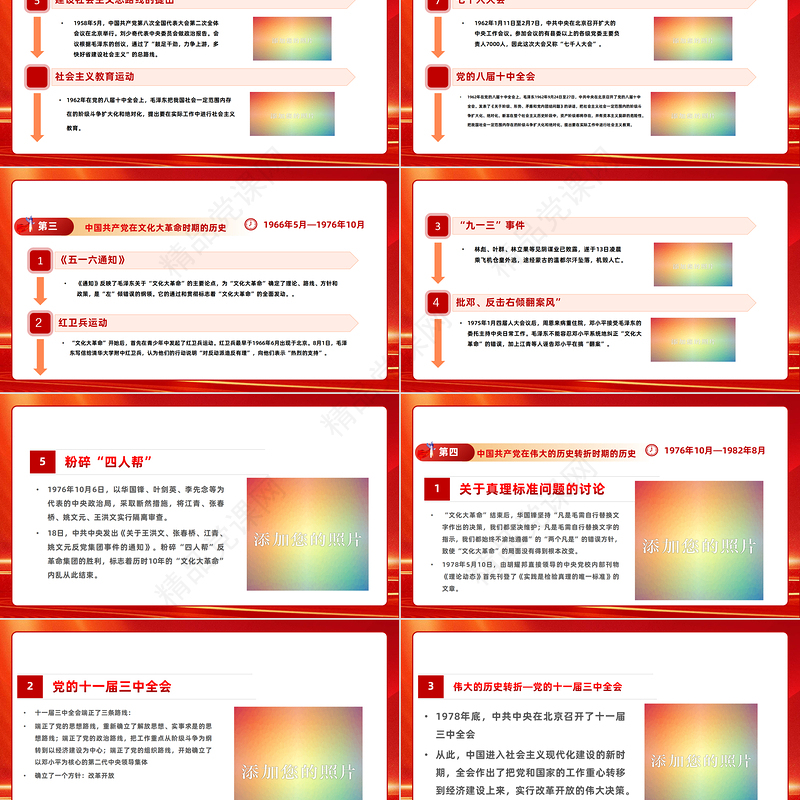 2023峥嵘百年光辉历程PPT党政风优质风热烈庆祝中国共产党成立102周年七一建党节党史教育专题党课课件模板