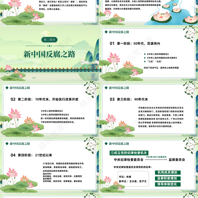 反腐倡廉纠风整纪PPT红色党政风反腐倡廉专题党课课件