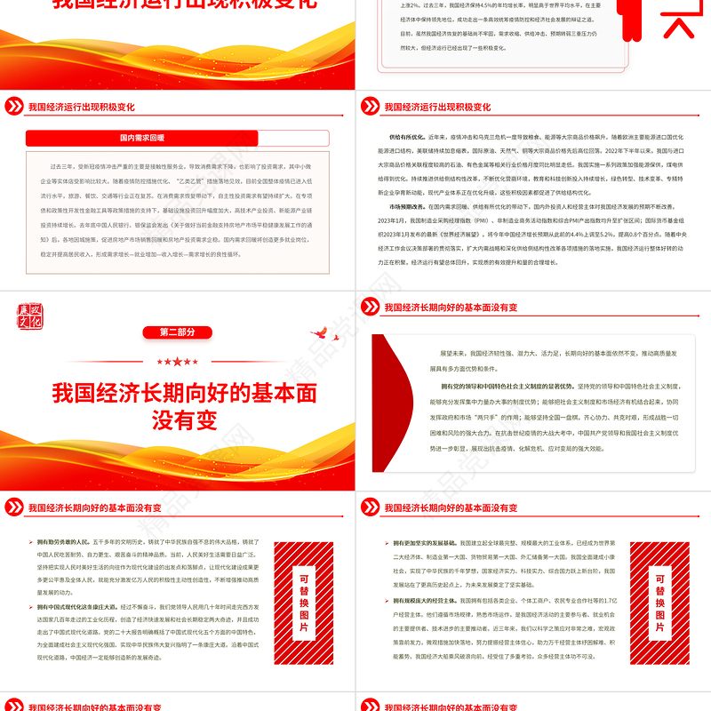 2023坚定做好经济工作的信心PPT大气精美学习参加十四届全国人大一次会议江苏代表团审议重要讲话主题党课模板课件