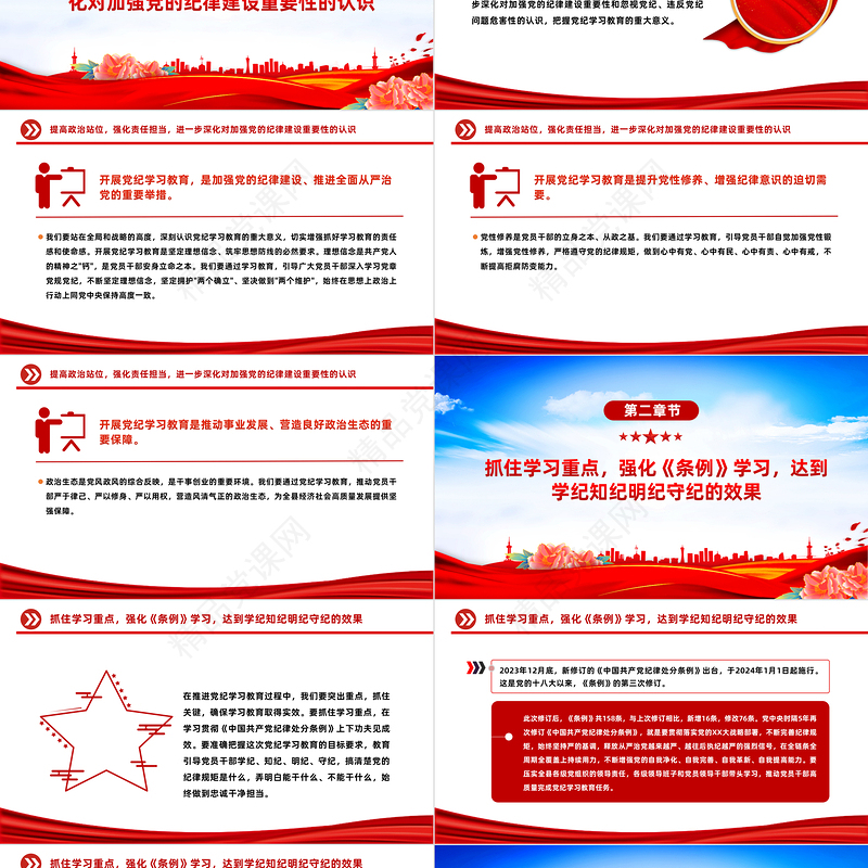 2024县委书记在开展党纪学习教育工作动员部署会上的讲话PPT课件下载