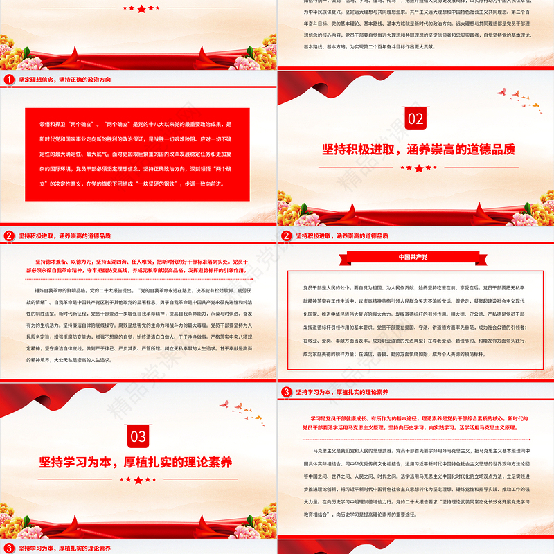 2023锻造具备领导现代化建设能力的干部队伍PPT大气精美党员干部学习教育专题党课