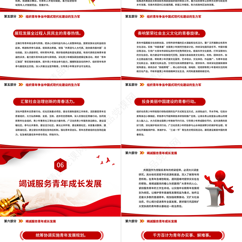 2023中国共产主义青年团第十九次全国代表大会报告全文PPT动员引领广大青年在全面建设社会主义现代化国家而奋斗团课