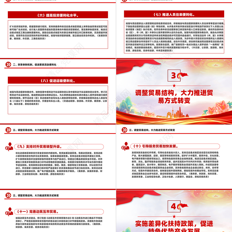 关于支持沿边重点地区开发开放若干政策措施的意见PPT下载