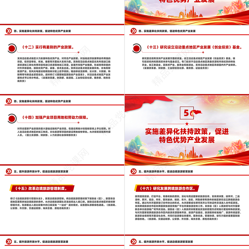 关于支持沿边重点地区开发开放若干政策措施的意见PPT下载