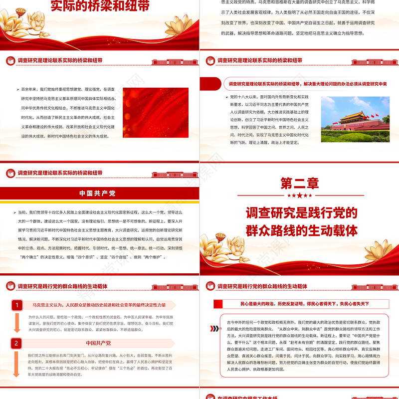 2023在大兴调查研究中保持解决大党独有难题的清醒和坚定PPT精品风党员干部学习教育专题党课课件