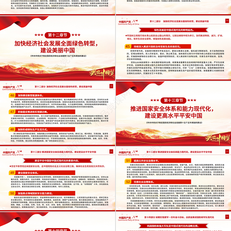 党建风《关于制定国民经济和社会发展第十五个五年规划的建议》全文PPT党课