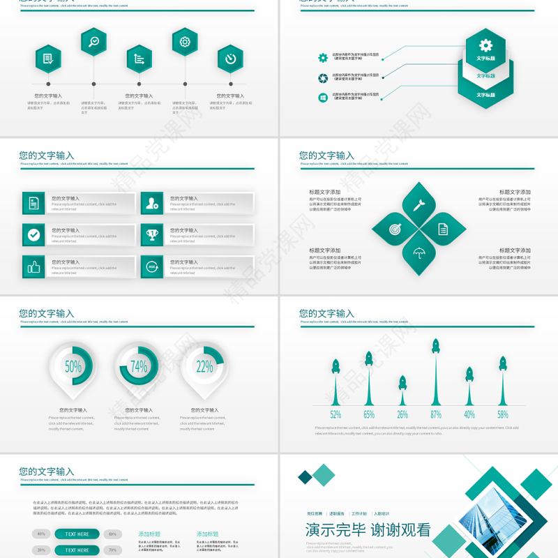 原创物业保安入职培训基础培训PPT模板