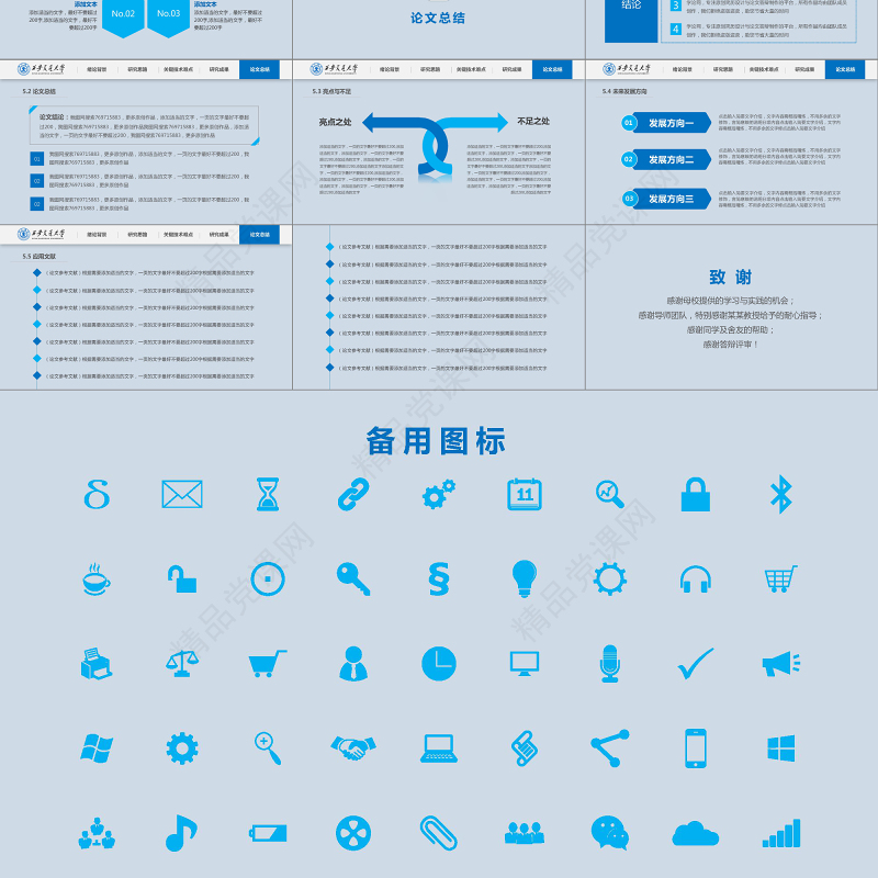 2019毕业答辩PPT模板