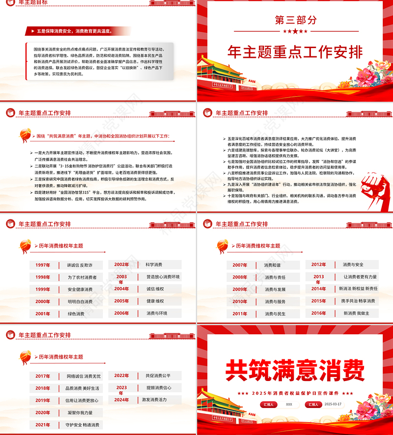 2025年315消费者权益保护日PPT共筑满意消费主题课件