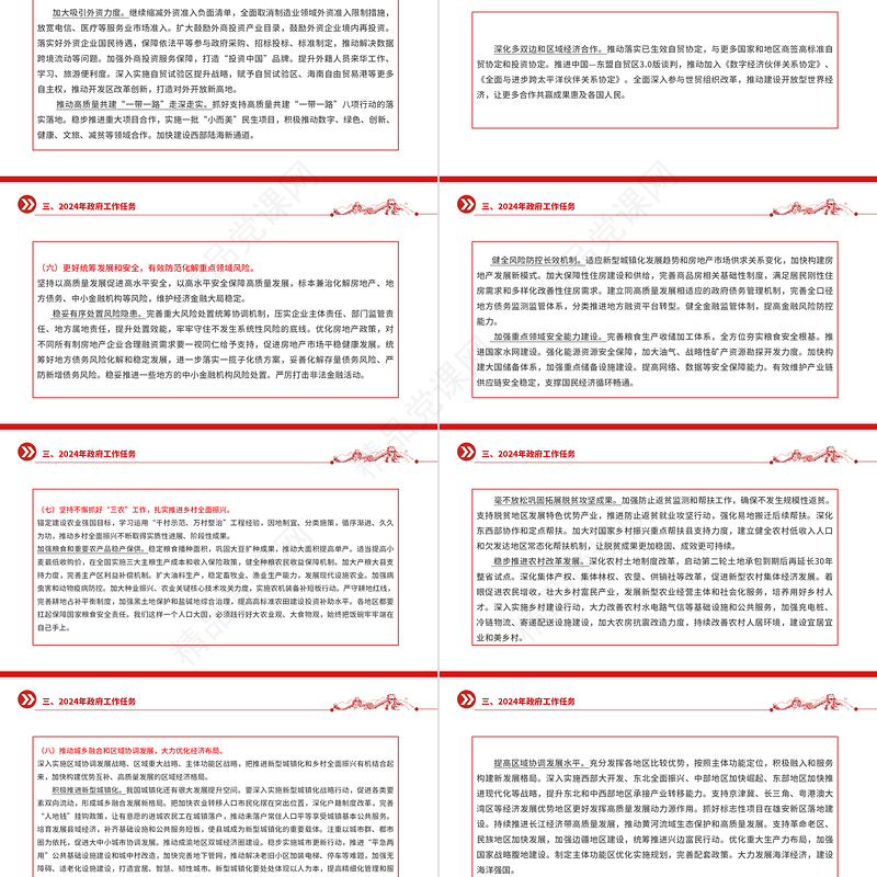 优质党政风2024政府工作报告全文使命重在担当奋斗创造未来PPT