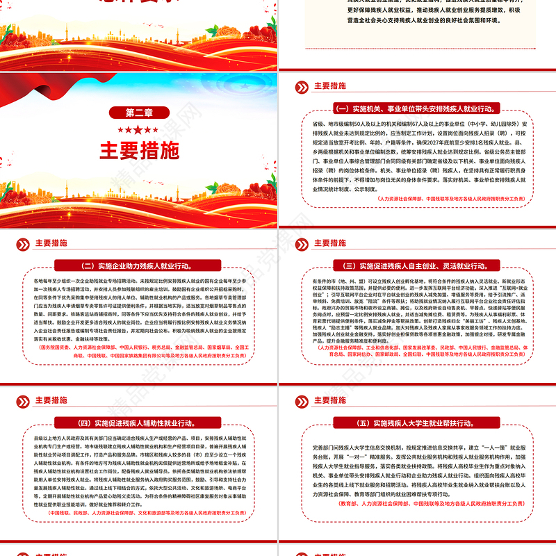 精品《促进残疾人就业三年行动方案（2025—2027年）》课件下载