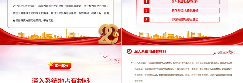 2023年轻干部怎样做好调查研究PPT精品风党员干部学习教育专题党课课件