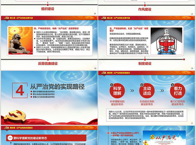 十八界六中全会贯彻从严治党党课ppt