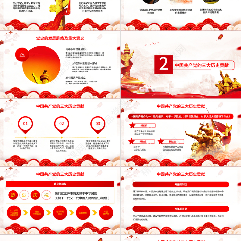 不忘初心牢记使命热烈庆祝中国共产党成立一百周年PPT