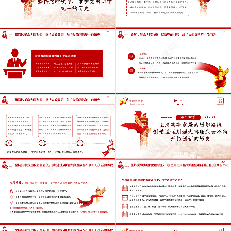 2021南梁精神专题重温南梁精神坚定理想信念PPT课件