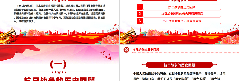 一文读懂抗日战争胜利的深远意义及宝贵启示PPT课件