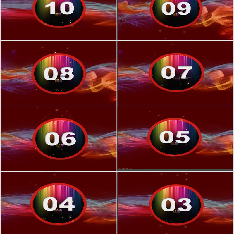 60秒彩色倒计时+抽奖页