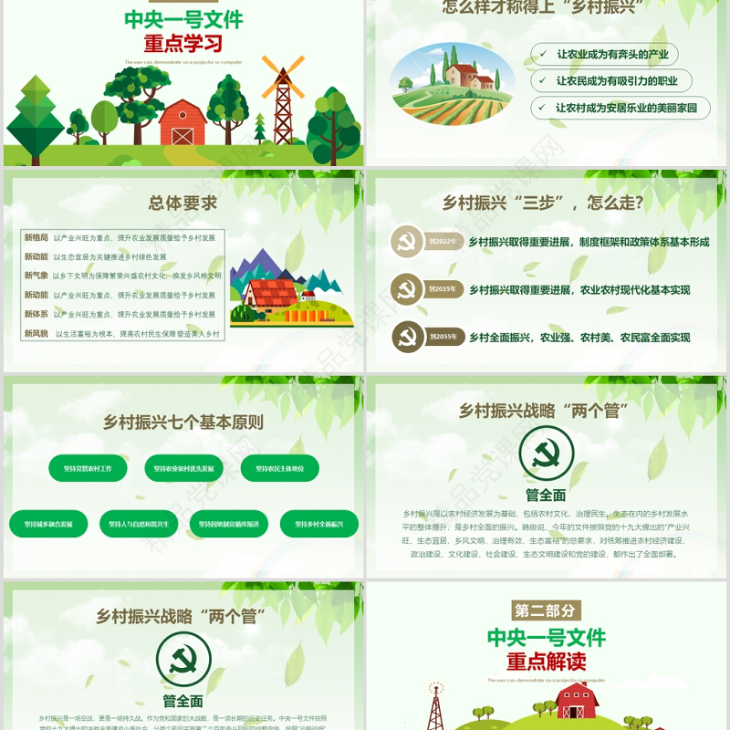 2019中央一号文件乡村振兴战略全方位农村工作精准解读三农ppt课件