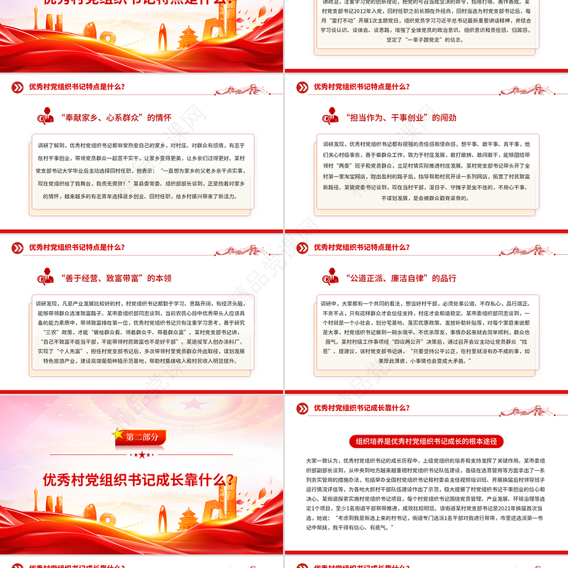 2025优秀村党组织书记是怎样“炼”成的PPT基层党组织建设课件下载