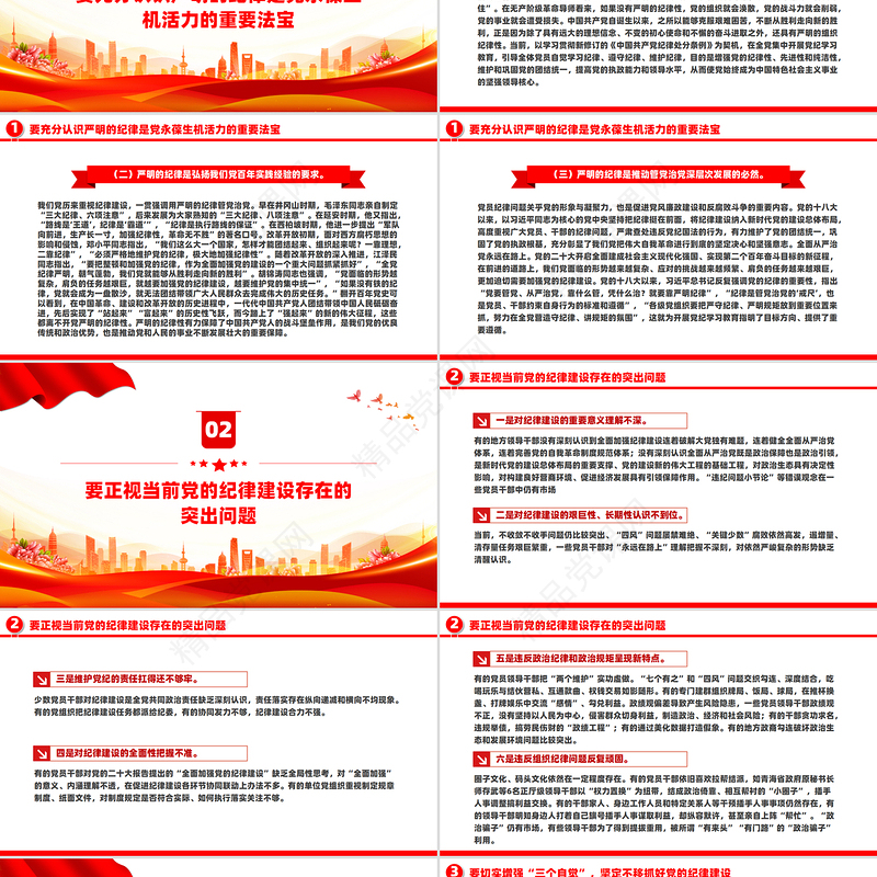 原创切实增强“三个自觉”坚定不移抓好党的纪律建设微党课PPT