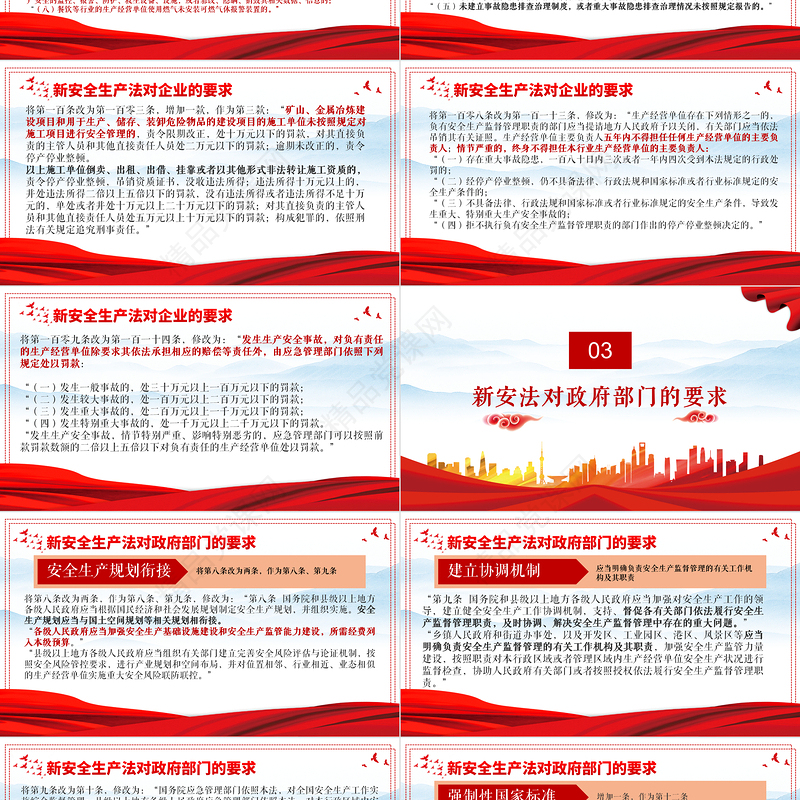 2021解读新《安全生产法》PPT企业安全生产培训入职员工教育学习课件PPT模板