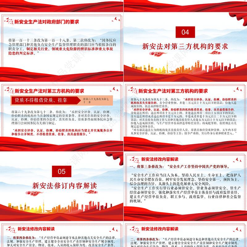 2021解读新《安全生产法》PPT企业安全生产培训入职员工教育学习课件PPT模板