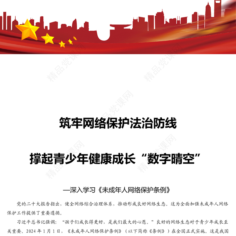 撑起青少年健康成长“数字晴空”研讨发言