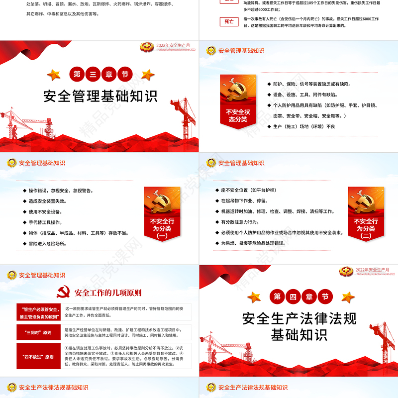 安全生产月PPT简约优质遵守安全生产法当好第一责任人企业安全生产专题课件