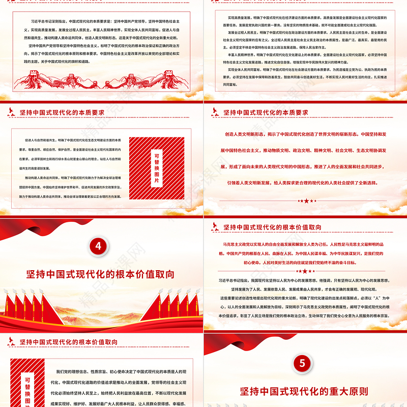 中国式现代化理论的新飞跃PPT党政风学习党的20大精神党员干部辅导微党课课件