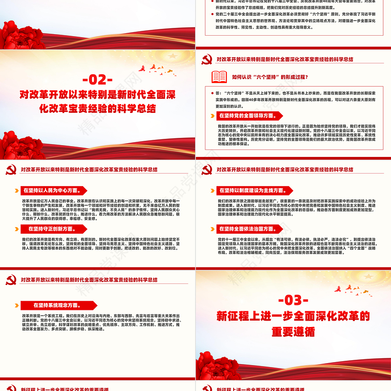 2024深刻把握进一步全面深化改革的重大原则PPT下载