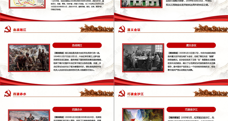 党史课件纪念红军长征胜利80周年PPT