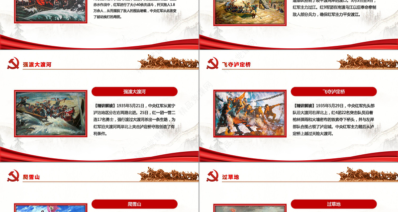 党史课件纪念红军长征胜利80周年PPT