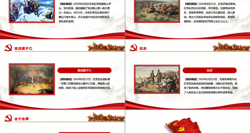 党史课件纪念红军长征胜利80周年PPT