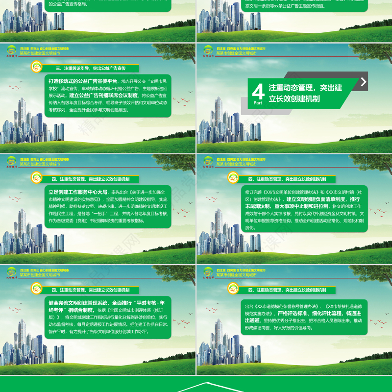 原创2019年文明城市创建经验做法汇报介绍-版权可商用