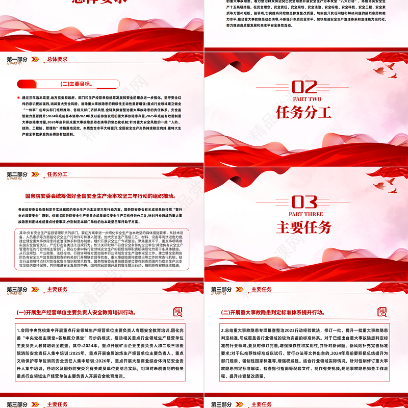 精美简约安全生产治本攻坚三年行动方案（大气精美--2026）PPT课件